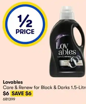 Lovables Care & Renew for Black & Darks 1.5-Litre