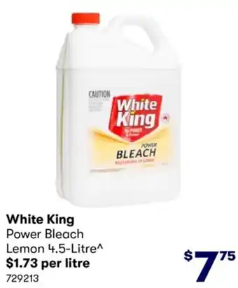 Costco White King Power Bleach Lemon 4.5-Litre offer