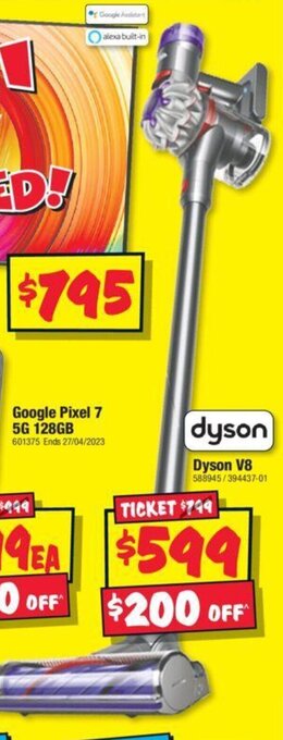 JB Hi-Fi Dyson V8 offer