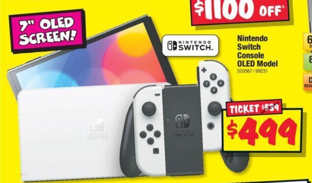 Nintendo Switch Console Oled Model offer at JB HiFi