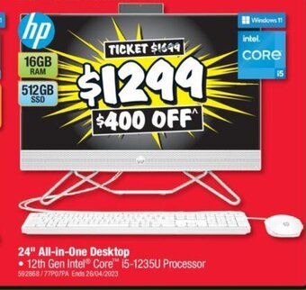 JB Hi-Fi 24" All-In-One Desktop offer