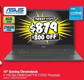 JB Hi-Fi 15" Gaming Chromebook offer