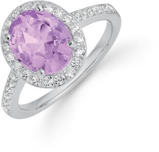 Prouds Sterling silver cluster ring offer