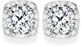 Prouds 9ct white gold diamond stud earrings offer