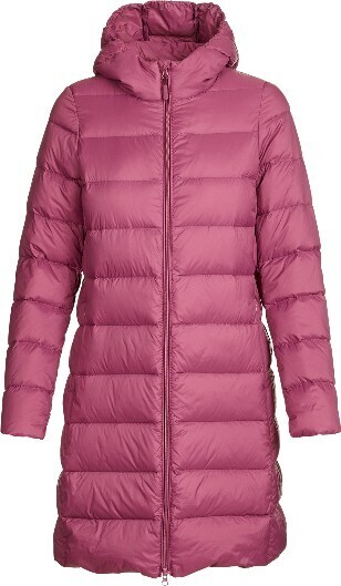 Anaconda Cape women’s travel-lite hooded long line duck down jacket offer