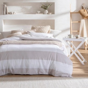 Pillow Talk Kirra quilt cover set by habitat offer