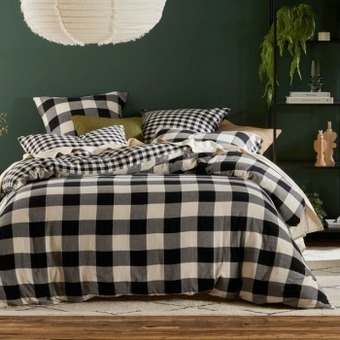Pillow Talk Dylan quilt cover set by habitat offer