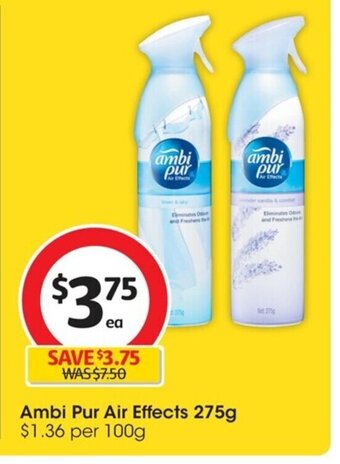 Coles Ambi Pur Air Effects 275g offer