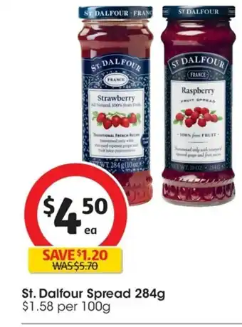 Coles St. Dalfour Spread 284g offer
