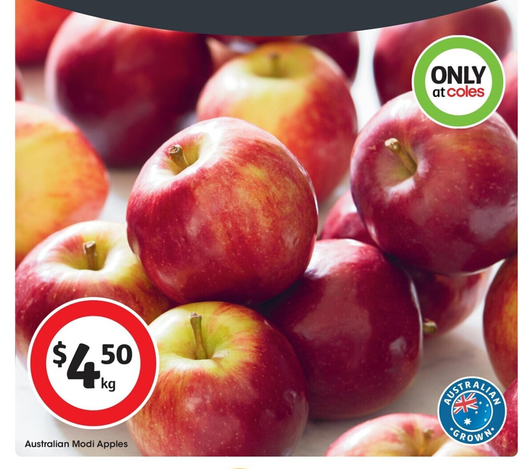 Australian Modi Apples offer at Coles