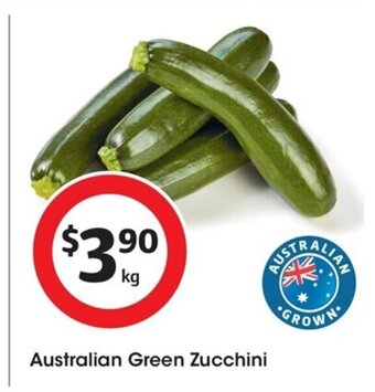 Coles Australian Green Zucchini offer