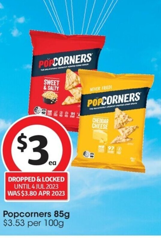 Popcorners 85g offer at Coles