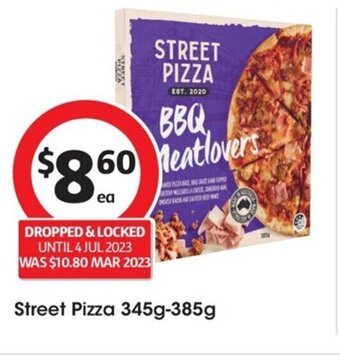 Coles Street Pizza 345g-385g offer