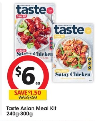 Coles Taste Asian Meal Kit 240g-300g offer