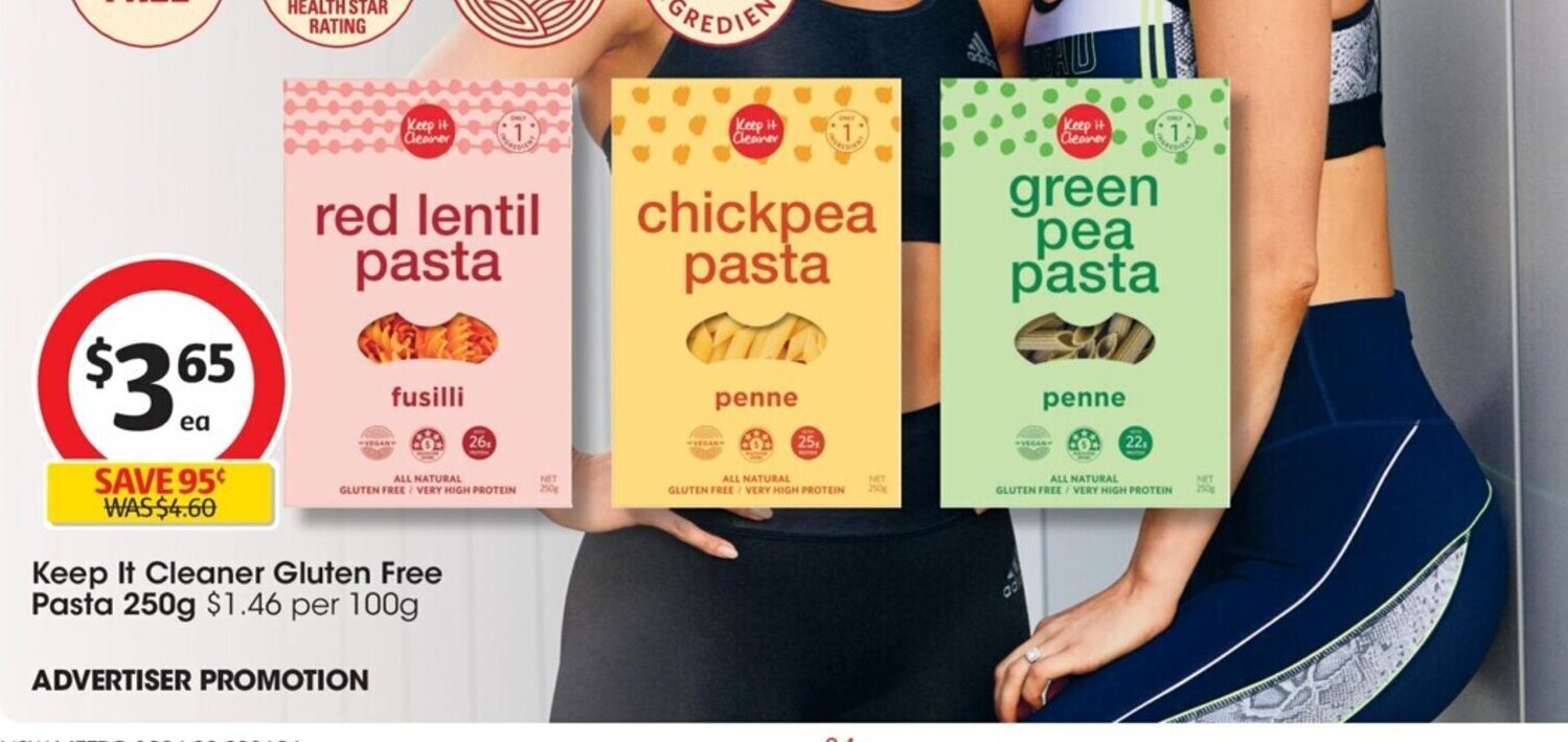 Keep It Cleaner Gluten Free Pasta 250g offer at Coles