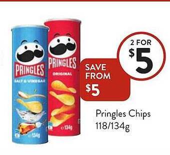 Foodworks Pringles chips offer