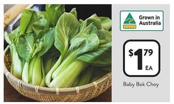 Foodworks Baby bok choy offer