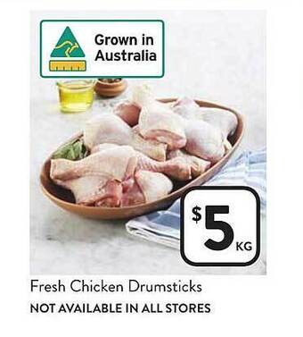 Foodworks Fresh chicken drumsticks offer