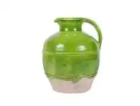 LivingStyles Provencal Clay Jug, Pear Green offer
