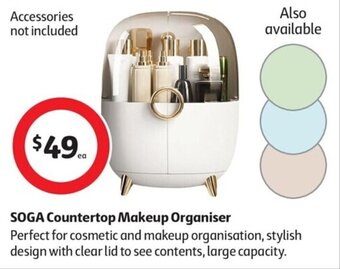 SOGA Countertop Makeup Organiser