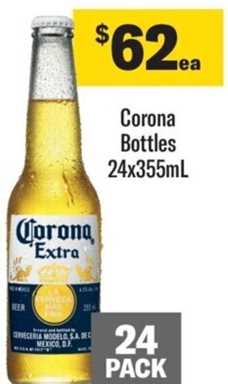 Coles Corona Bottles 24x355ml offer