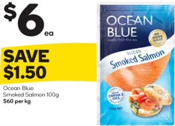 Woolworths Ocean Blue Smoked Salmon 100g offer