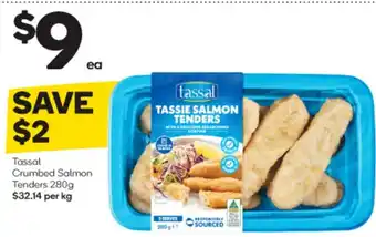 Woolworths Tassal Crumbed Salmon Tenders 280g offer