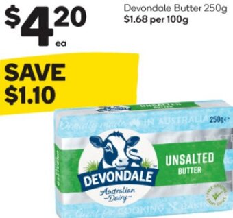 Woolworths Devondale Butter 250g offer