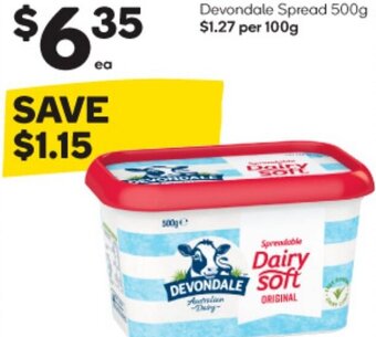 Woolworths Devondale Spread 500g offer