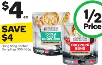 Woolworths Hong Kong Kitchen Dumplings 300-480g offer