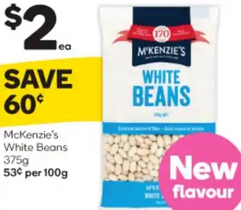 Woolworths McKenzie's White Beans 375g offer