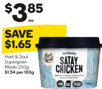 Woolworths Hart & Soul Supergrain Meals 250g offer