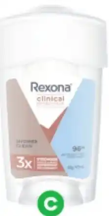 Woolworths Rexona Clinical Antiperspirant Deodorant Stick 45ml offer