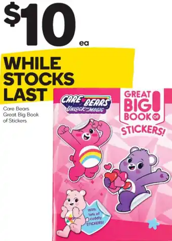 Woolworths Care Bears Great Big Book of Stickers offer