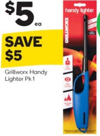 Woolworths Grillworx Handy Lighter Pk 1 offer