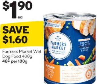 Woolworths Farmers Market Wet Dog Food 400g offer