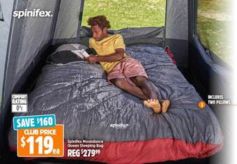 Spinifex moondance queen sleeping bag