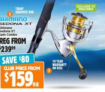 Anaconda Shimano sedona xt spin combo offer