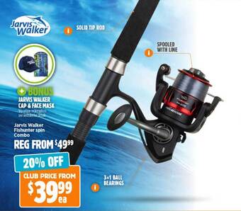 Anaconda Jarvis walker fishunter spin combo offer