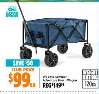Anaconda We love summer adventure beach wagon offer