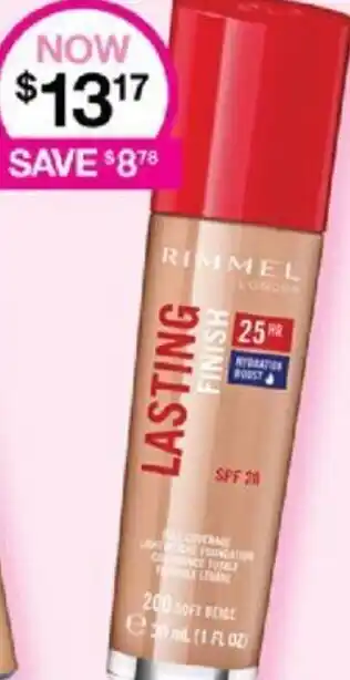 Priceline Rimmel London Lasting Finish 30ml offer