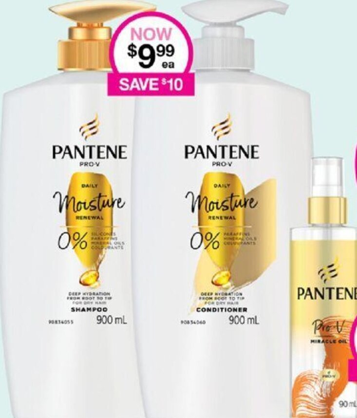 Pantene ProV Conditioner 900ml offer at Priceline
