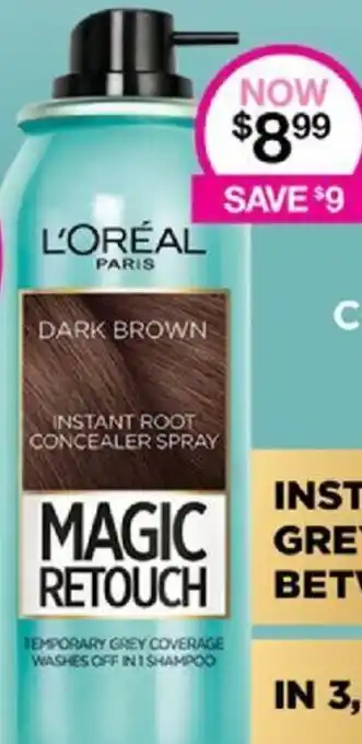 Priceline L'OREAL Paris Instant Root Concealer Spray Magic Retouch offer