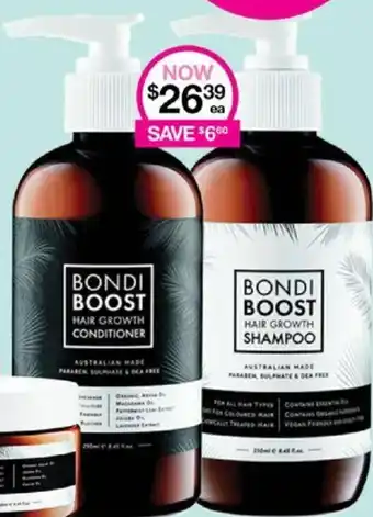 Priceline BONDI BOOST Hair Growth Shampoo 250ml offer