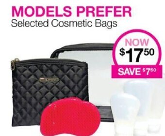 Priceline MODELS PREFER Selected Cosmetic Bags offer