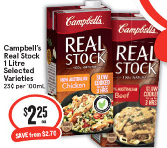IGA Campbell's Real Stock 1 Litre offer