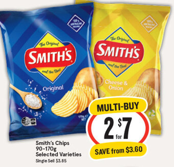 IGA Smith's Chips 90-170g offer