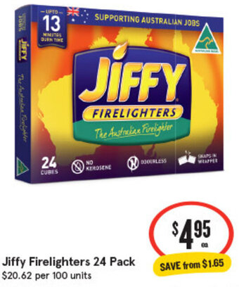 IGA Jiffy Firelighters 24 Pack offer