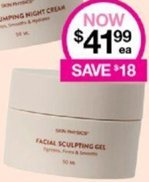 Priceline Skin Physics Facial Sculpting Gel offer