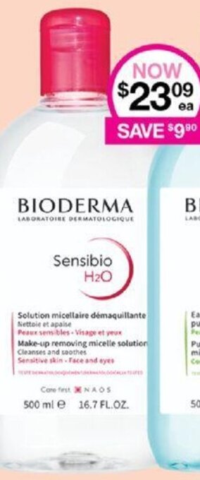 Priceline Bioderma Sensibio H₂O 500mL offer